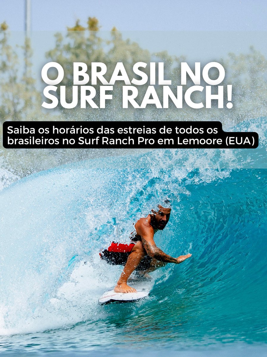 aosmidia's tweet photo. Anota aí! 🇧🇷✍️

Estreia dos brasileiros no Surf Ranch Pro! 🔥

Filipe Toledo - 12:58h (Brasília)
Caio Ibelli - 13:54h
João Chianca - 14:02h
Italo Ferreira - 15:46h
Yago Dora - 15:50h
Gabriel Medina - 17:58h
Tati Weston-Webb - 20:54h https://t.co/yOEZ313ZjU
