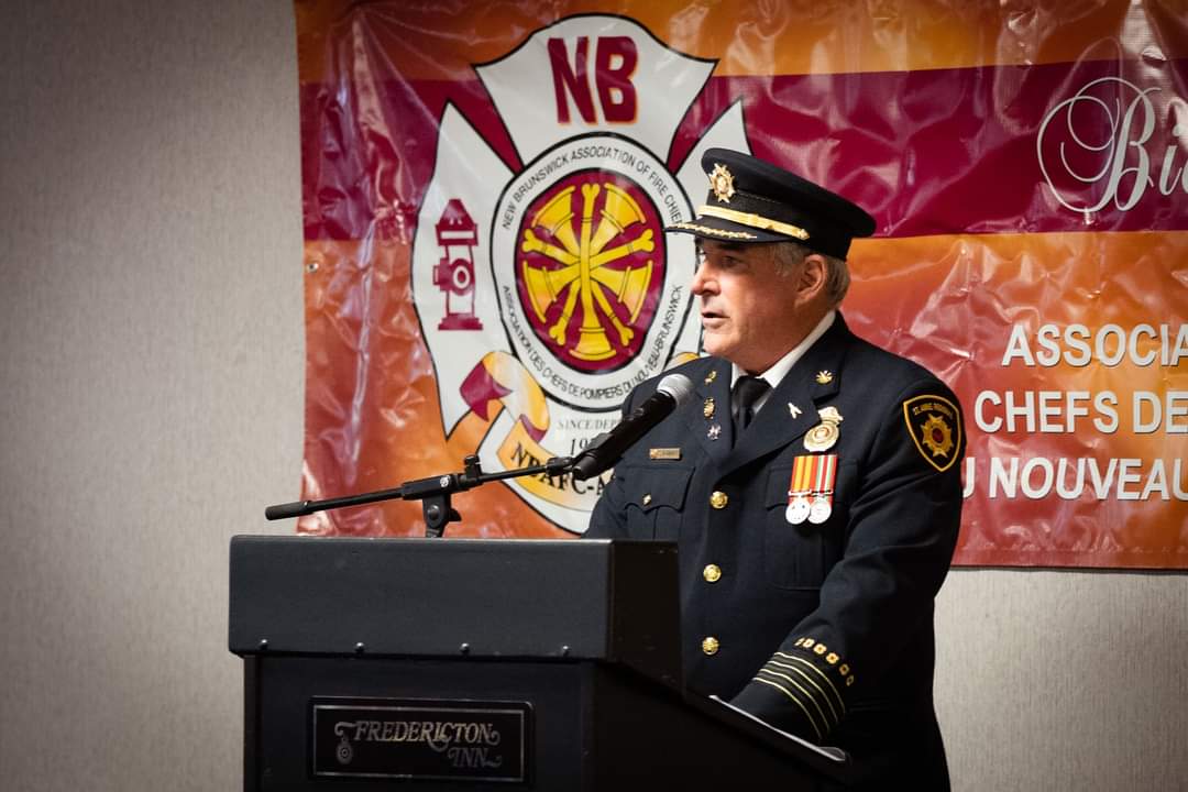 NBAFC_ACPNB's tweet photo. Ce week-end, des pompiers de partout au Nouveau-Brunswick sont réunis à #Fredericton pour la conférence annuelle de #NBAFC. https://t.co/A8OZujY4IX