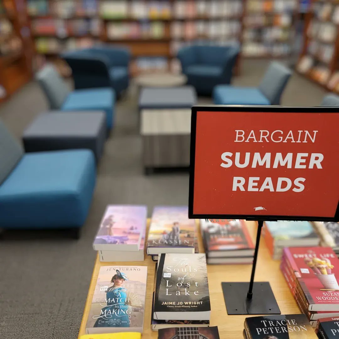 Come check out our bookstore's bargain section! We have a variety of genres to suit your summer reading needs.

#bargainbooks #gooddeals #goodbooksatgoodprices #bargainshopping #shopbargains #discounts #goodbooks #bargain #savings #savingmoneyonbooks