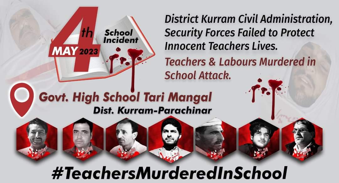Azad1872's tweet photo. Injustice anywhere is a threat to justice everywhere. 
We demand immediate arrest of the Tari Mengal School incident culprits.
#TeachersMurderedInSchool
#Justice4MartyredTeachersInTeriMangalSchool https://t.co/WQ35Y0PCEN