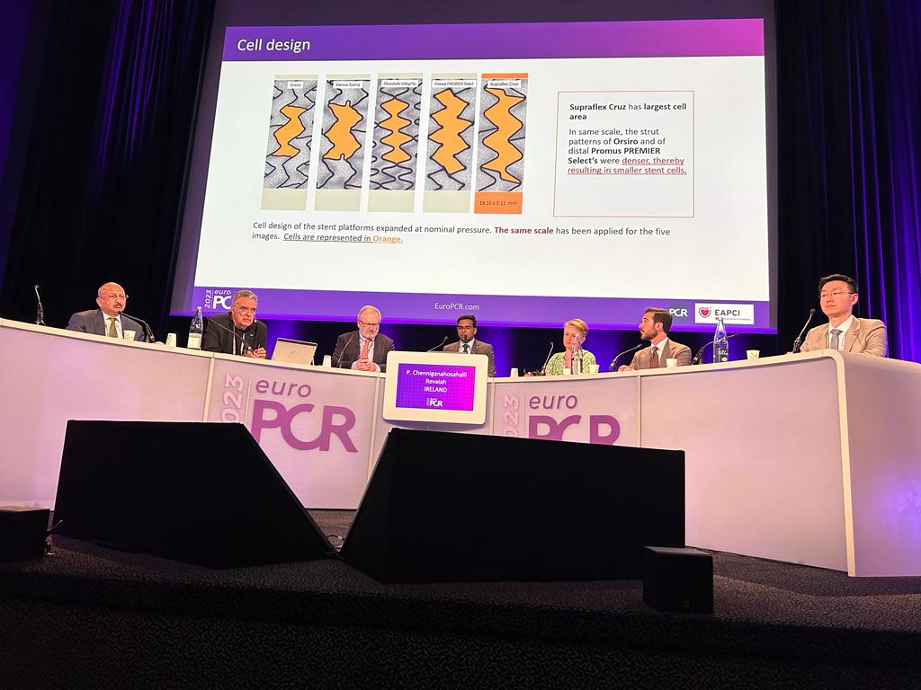 SMTStents's tweet photo. We are happy to see the successful demonstration of Supraflex Cruz in such complex patient subsets with very challenging anatomy by the world's best center and operators along with an exemplary panel.
#CardioTwitter #supraflexcruz #supraflex #smt #cardiology #paris #europcr2023 https://t.co/4bk02sBx77