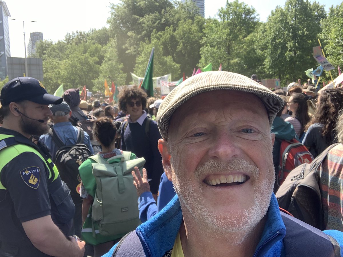 Demonstreren op de A12 voor een beter en schonere milieu