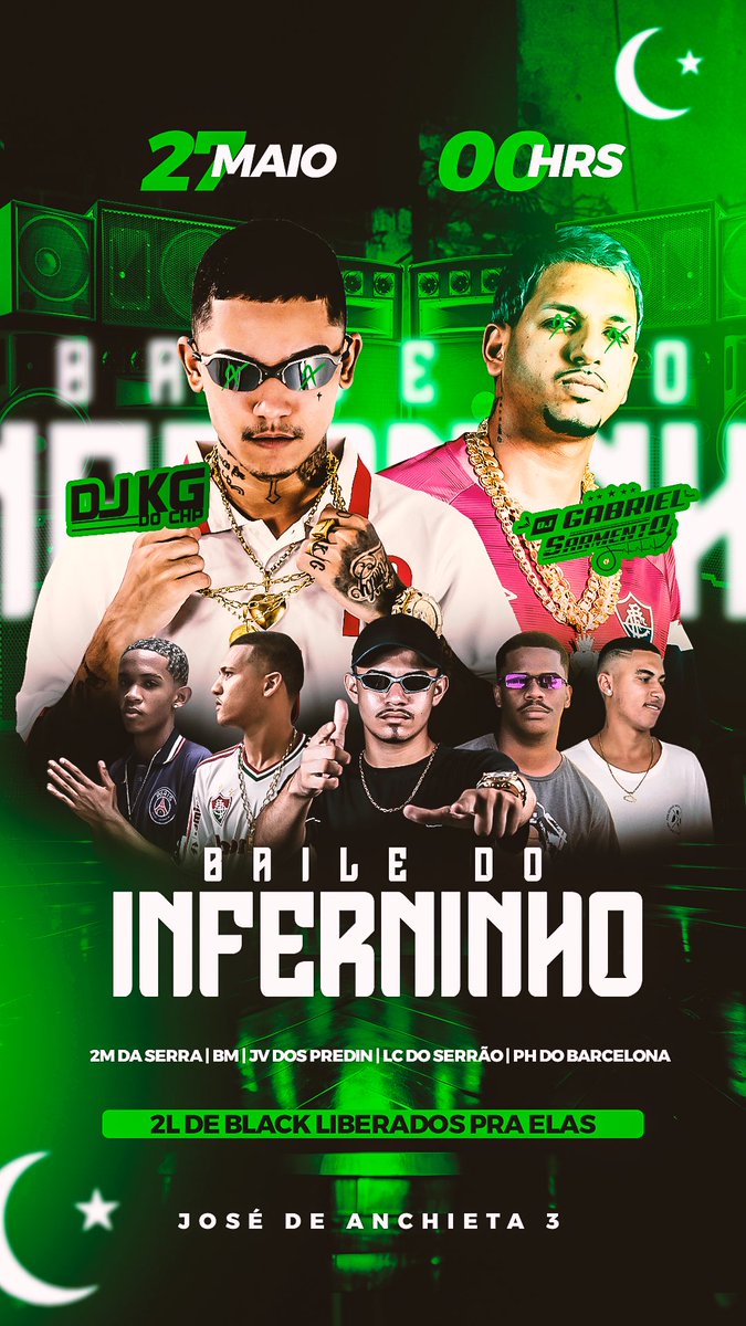 Inferninho31's tweet photo. Hoje é dias de descer as escadinhas que o pique é todo com a gente 🎪🔥

Apartir de 00h o coro come no melhor baile do serrão 🔥 https://t.co/ubJ4SSfOdY