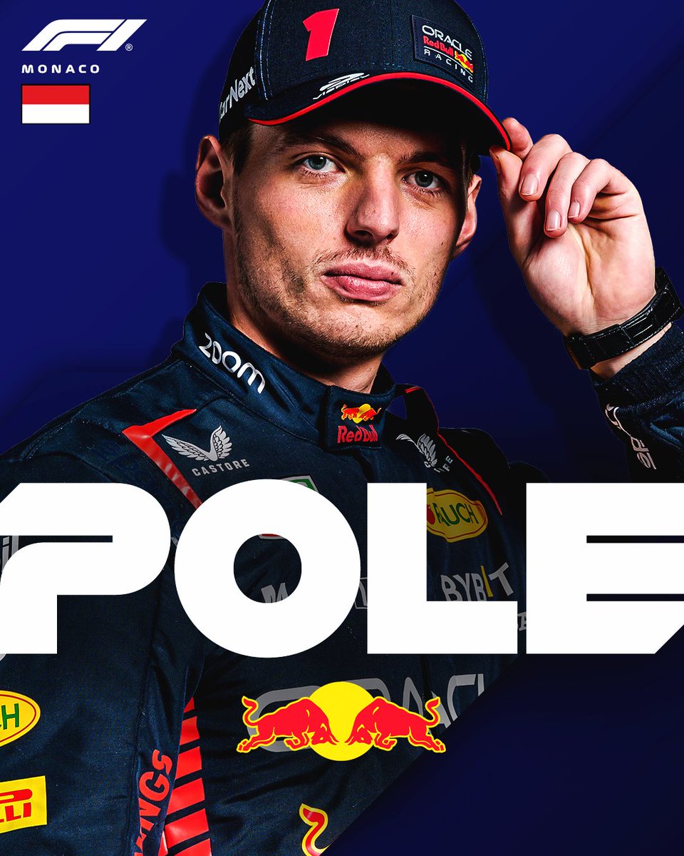 MAX VERSTAPPEN TAKES POLE IN MONACO! 👑

It's his first-ever pole in Monaco, and what a superhuman lap it was to take it 👏

Absolutely stunning, <a href="/Max33Verstappen/">Max Verstappen</a> 

#MonacoGP #F1