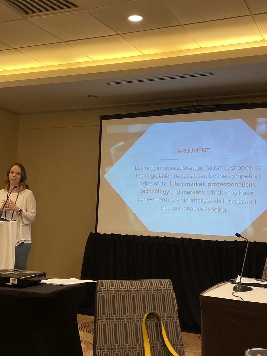 IvaskSigne's tweet photo. “I Love Learning New Things”: An Institutional Logics Perspective on Learning in Professional Journalism. Technology>institution of journalism? https://t.co/WeJWe0w7k0