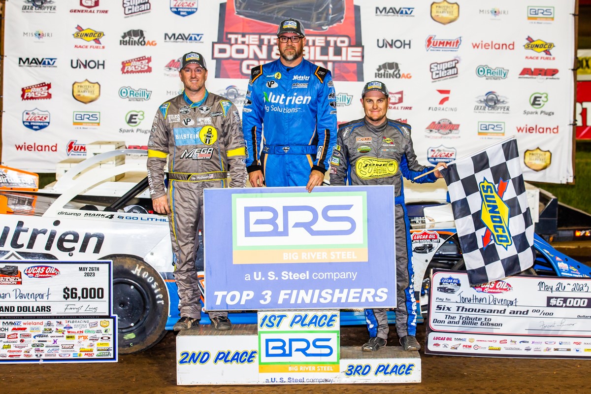 RacingProMedia's tweet photo. Jonathan Davenport has stamped himself as one of the favorites heading into the 31st Annual Lucas Oil Show-Me 100 presented by Missouri Division of Tourism on Saturday night.
#JonathanDavenport #TimMcCreadie #RickyThorntonJr #Superman #LucasOil #LateModel #Dirt #Racing #Winner #DonAndBillieGibson #LucasOilSpeedway #Missouri
https://t.co/wKIlcADcBv