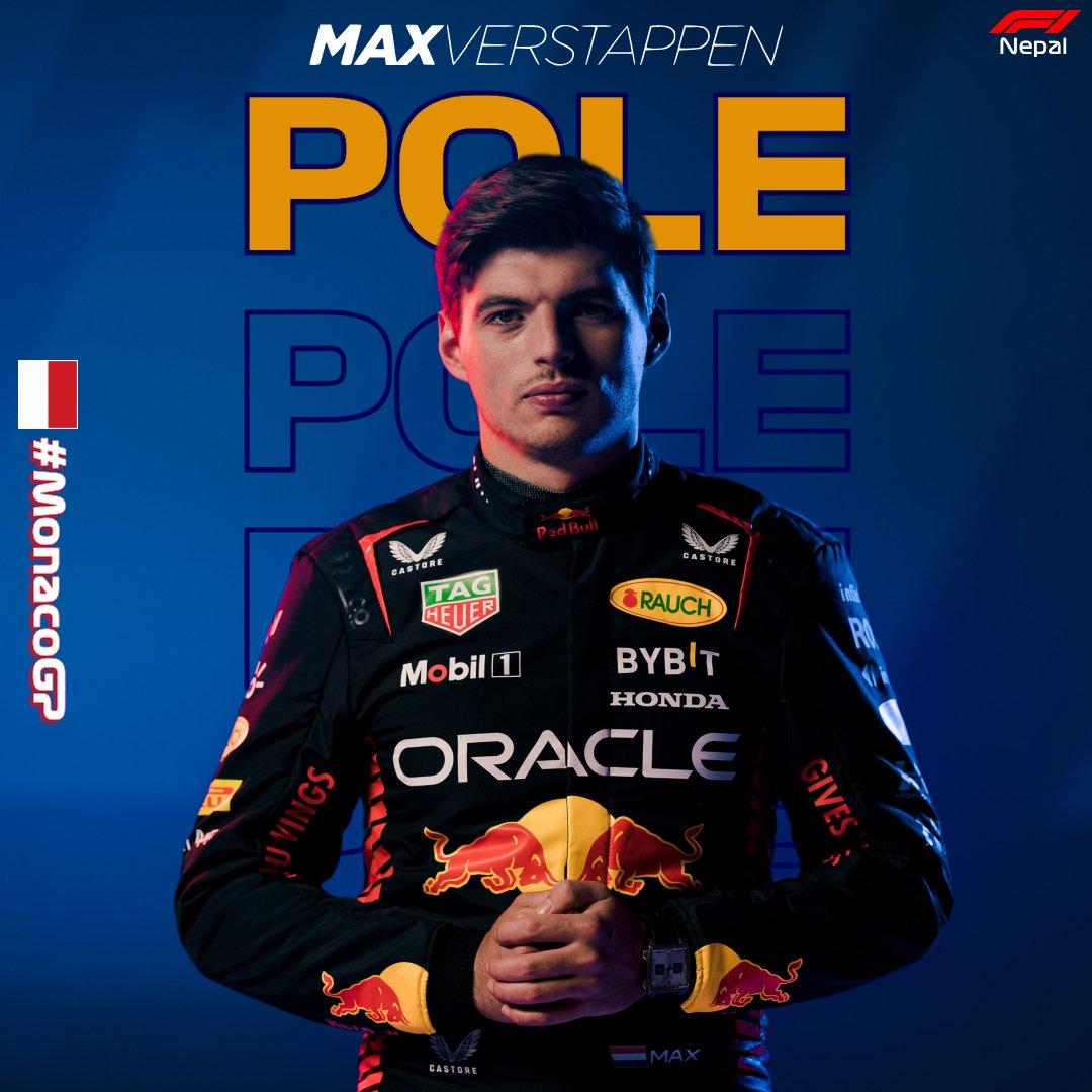 It's Max's first ever Monaco Pole! What a nail biting finish to the Qualifying!

#MonacoGP #F1Nepal #F1 #Nepal #MonacoGP🇲🇨 #F1Monaco #CircuitDeMonaco #Monaco #CrownJewel #F12023