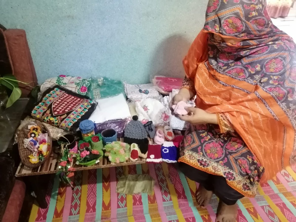 Sadaffe Abid (@sadaffeabid) on Twitter photo “It is the first time in my life that I bought my Eid dress with my own money - the feeling is unmatchable” shares 44 year old Farah Naz from Rawalpindi
She started a Facebook group for clothes & crochet after training from <a href="/CIRCLEwomen_/">CIRCLE Women Association</a> Digital Literacy Program <a href="/zofeen28/">Zofeen Ebrahim</a> “It is the first time in my life that I bought my Eid dress with my own money - the feeling is unmatchable” shares 44 year old Farah Naz from Rawalpindi
She started a Facebook group for clothes & crochet after training from <a href="/CIRCLEwomen_/">CIRCLE Women Association</a> Digital Literacy Program <a href="/zofeen28/">Zofeen Ebrahim</a>