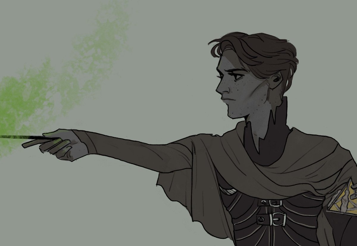 Atmostis's tweet image. References from @artemisdreaming 💜 #SebastianSallow #HogwartsLegacy #art