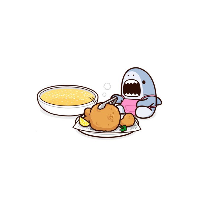 「食べ物 鮫」のTwitter画像/イラスト(新着)｜2ページ目