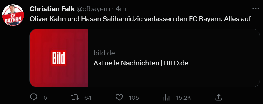 Bayern Fan TV tweet media
