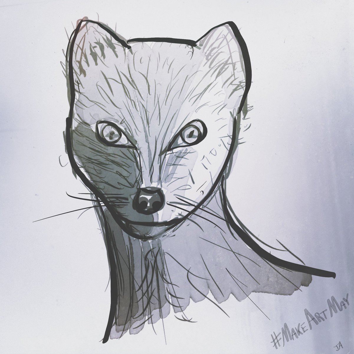 Day 27 #MakeArtMay mongoose