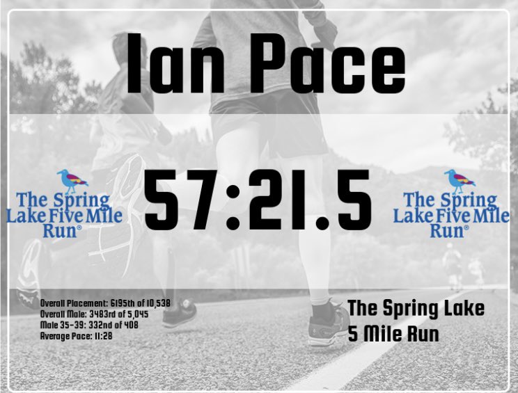 Coach_IPace's tweet photo. ✅ Unofficial start of summer ☀️
✅ Spring Lake 5 Mile Run ⛱️🏖️
✅ Slow &amp; Steady 🏃‍♂️

Great time running the #SpringLake5 wishing all @ColgateFB Families a wonderful, fun &amp; healthy Memorial Day Weekend! 🇺🇸🇺🇸🇺🇸 https://t.co/65B3HvfpCZ