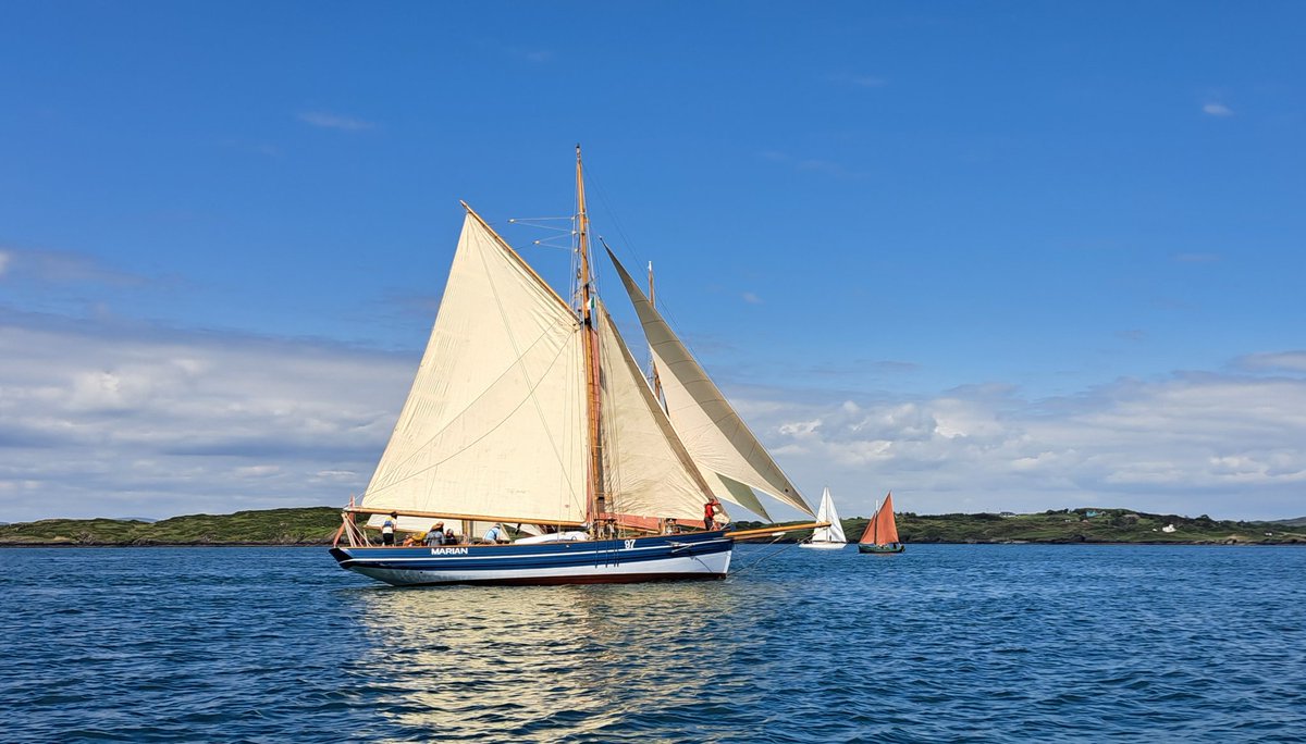 Perfect conditions for the #BaltimoreWoodenboatFestival #Baltimore #WestCork #WoodenBoats