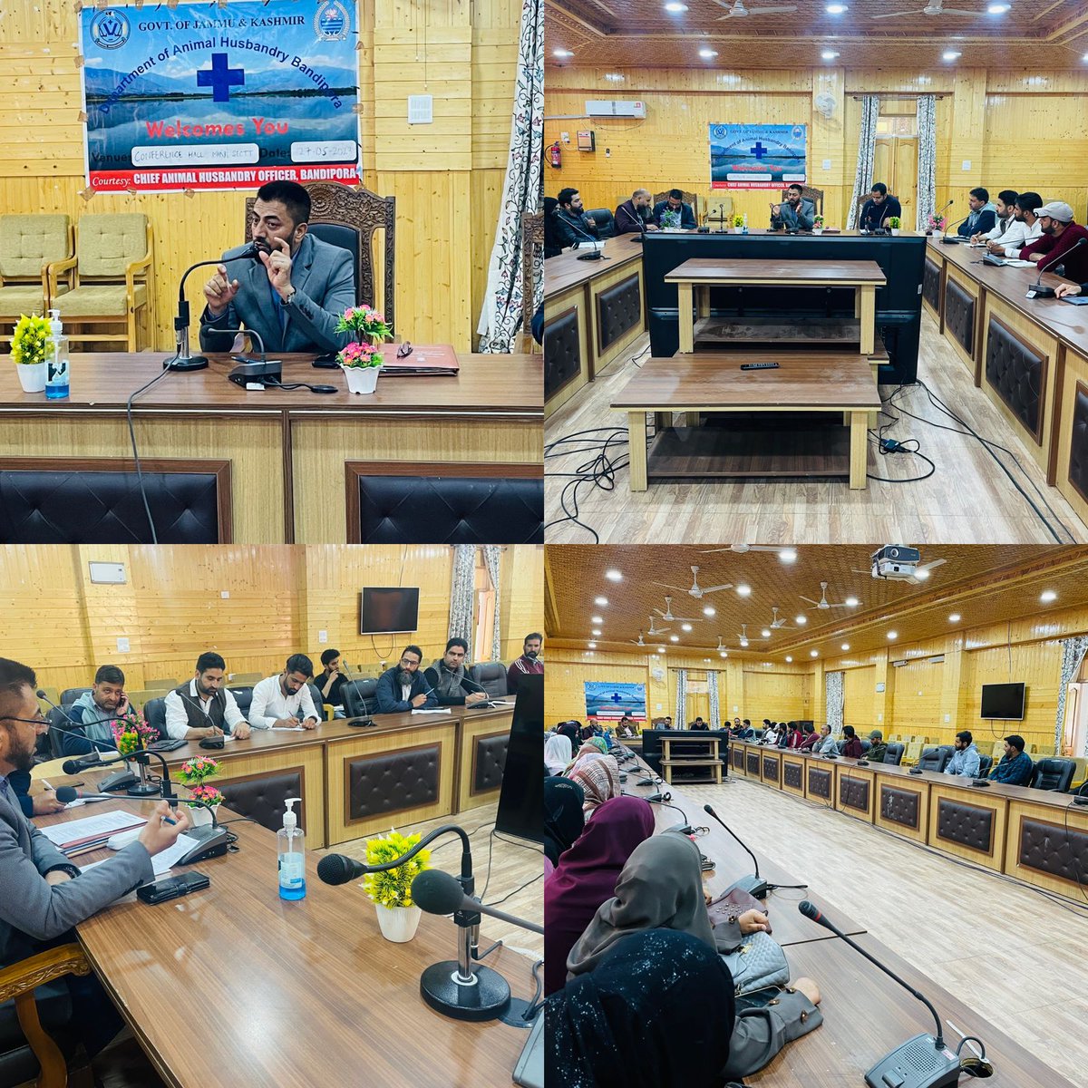 ahd_bandipora's tweet photo. #INTERACTIVE_SESSION
#A_HELP
Deptt. of Animal Husbandry Bpr conducted an interactive session with progressive Dairy farmers and Pashu-sakhis of the District.The session was presided over by CAHO Bandipora, Dr. Ghulam Ahmad Lone.

@Agriprodnjk
@dcbandipora 
@jk_ahd
@dicbandipora https://t.co/WERiLvEdzz