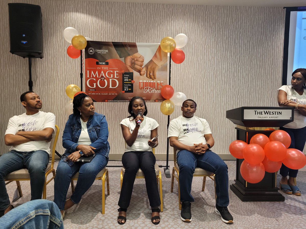 rccgcornerstone's tweet image. "Our Home, Our Place Of Refuge"  Panel Discussion Day 2 Session 1 @rccgcornerstone Couples Retreat #InTheImageOfGod