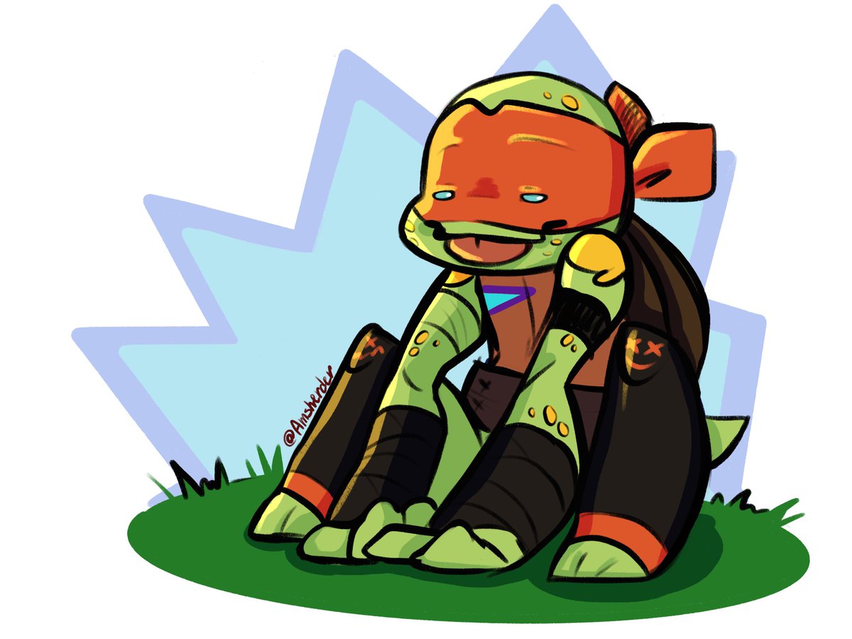 chim_chusss18's tweet photo. frog???

#tmnt #rottmnt https://t.co/yZSuvn5liD
