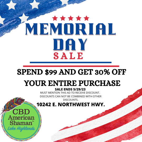 CBD_DALLAS's tweet photo. Our most popular sale is back! Spend $99 get 30% off.
#delta9,#dallas,#delta8,#garland,#lakehighlands,#lochwood,#whiterock,#prestonhollow,#lakehighlands,#cbd,#bestcbdindallas,#bestcbdproducts,#MemorialDay,#MemorialDaySale https://t.co/m3JXz3ugrd