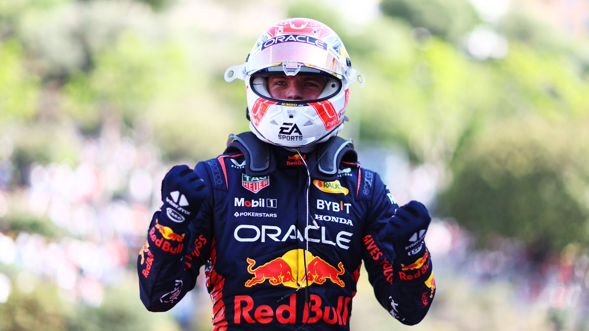 F1's tweet photo. An absolutely insane pole position we're sure @Max33Verstappen won't forget anytime soon 🤩

That. was. MAD 🤯

#MonacoGP #F1 @redbullracing https://t.co/mm4wWOXDxN