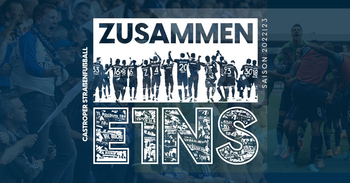 VfLBochum1848EN's tweet photo. WE’RE GOING NOWHERE 🤪

@Bundesliga_EN, we'll stay a little longer! Together as one - we love this club 💙 #meinVfL https://t.co/XeOOflmIcy