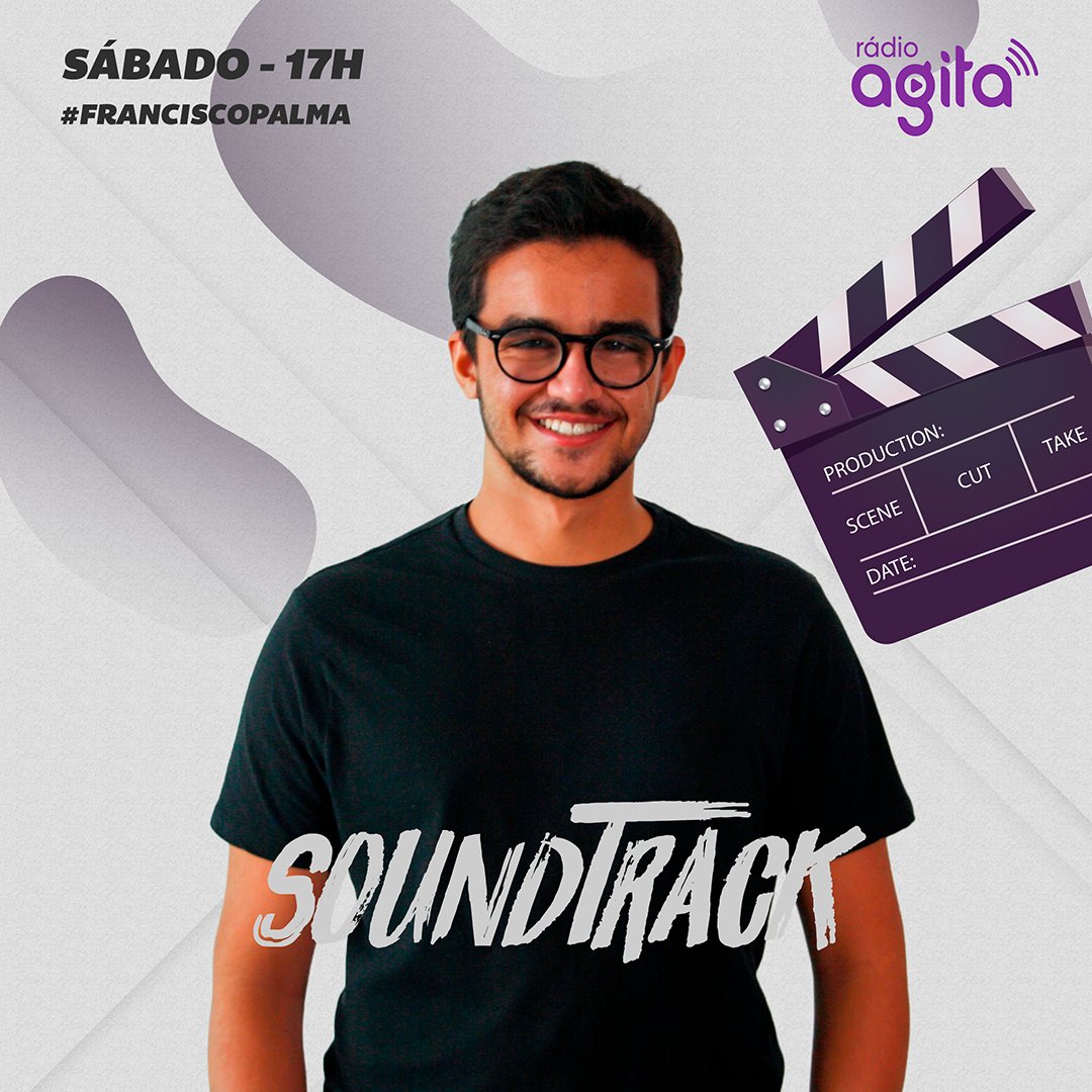 #Soundtrack às 17h na #radioagita  🎬📽️
radioagita.com