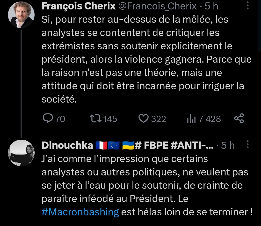 jon_delorraine's tweet image. Les macronistes ont un nouvel #
#MacronBashing

Dans le #Macronverse, tous les médias et experts sont &quot;contre Macron&quot; et ils doivent cacher leur allégeance cachée.

Eux ont la &quot;raison&quot; et ils doivent probablement nous &quot;raisonner et nous civiliser&quot;

Mdr des tarés