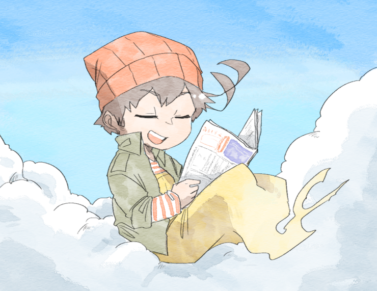 「頼む、今日競馬配信やってくれ…」|［コンプラ配慮］マンのイラスト