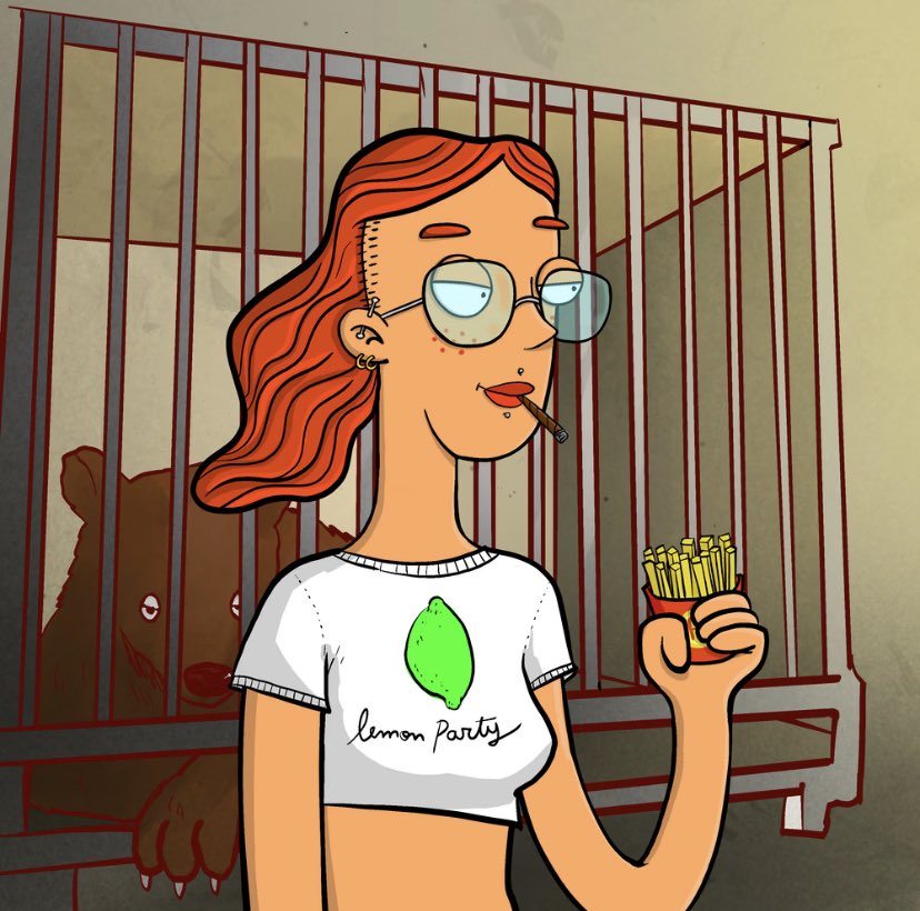 CreepyWorldPark's tweet image. GM creepy family ☀️☕️

It seems that Emma found her way into the Zoo. 

Wonder what’s Shaggy doing right now in there… 🤨