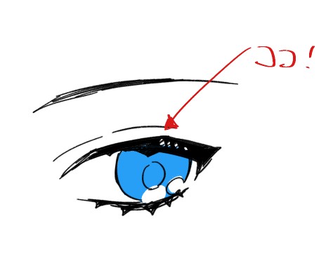 white background simple background arrow (symbol) blue eyes solo no humans eye focus general  illustration images