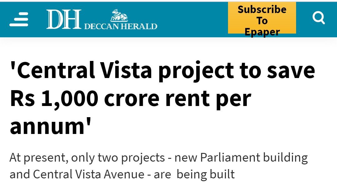 Lala on Twitter "Central vista will recover its cost in just two three