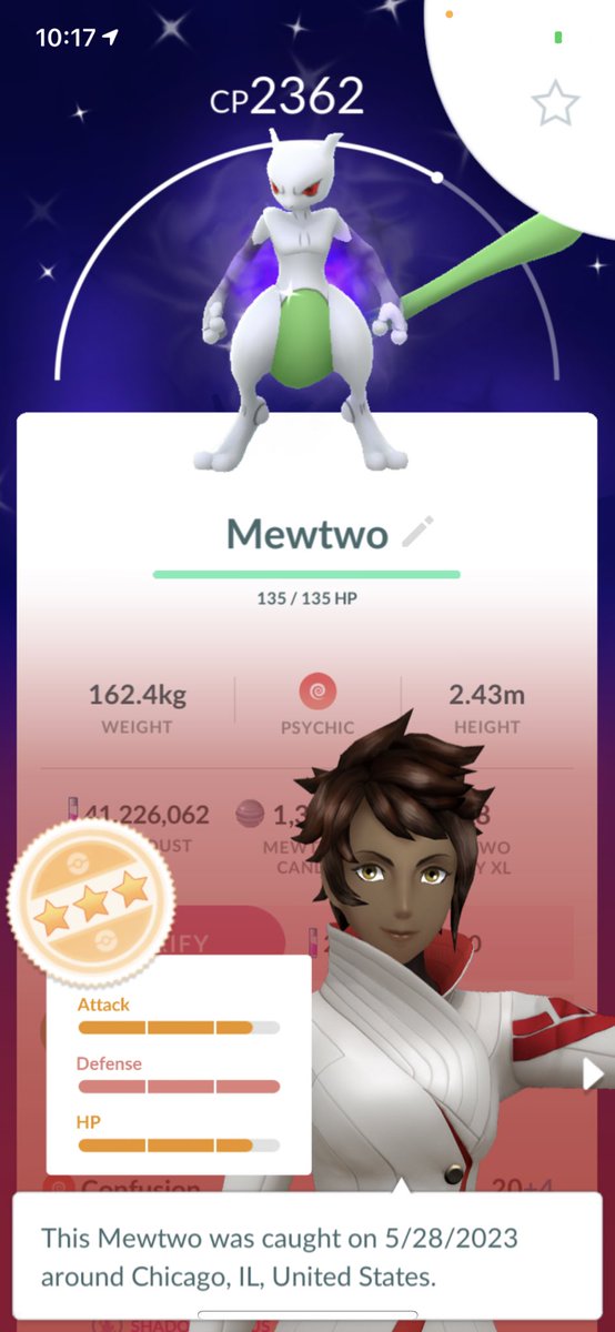ProfessorLotas's tweet photo. First raid wtf 😳✨😈🧪
#PokemonGo #ShinyPokemon #ShadowMewtwo https://t.co/PX7wMFnzU5