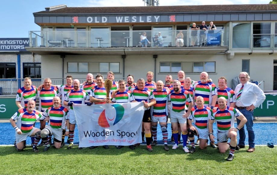 Serious heat playing Wooden Spoon The Children's Charity of Rugby Game today. Badly need to rehydrate 🍻🍻🍻 #TryTime #PintTime