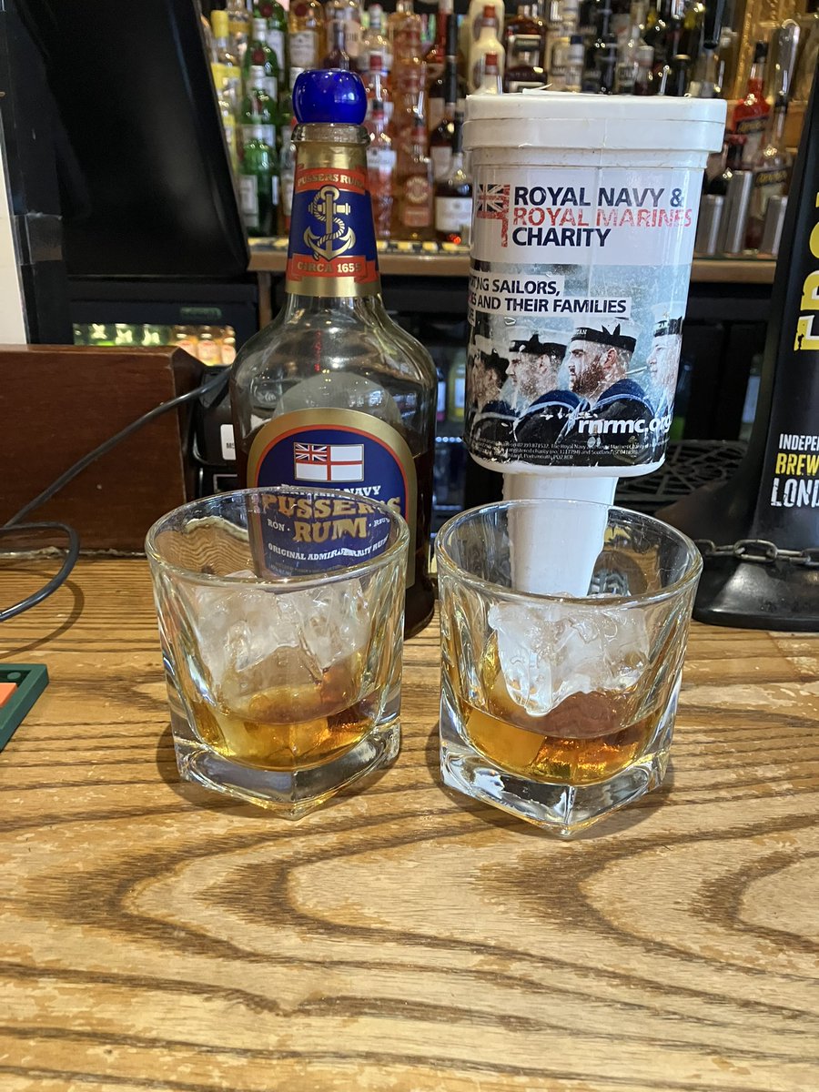 Just waiting for 1800 and AB Contactless to sync and we can post figures from todays @teamdifh collection for  @RNRMC  Thank you @pussersrum for supporting our efforts to raise funds for the charity me and @tuppence0705 really appreciate it. #upspirits