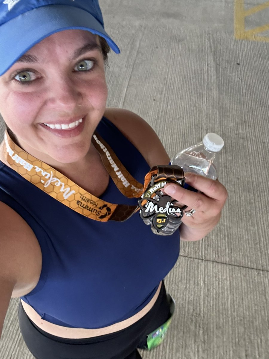 Medina! You were perfect for a run today! To everyone along the course: you were awesome. I loved seeing students, families, athletes, coworkers and more out and about this morning! Now - let’s all enjoy a little summer vacation 😎☀️🏖️@SummaHealth