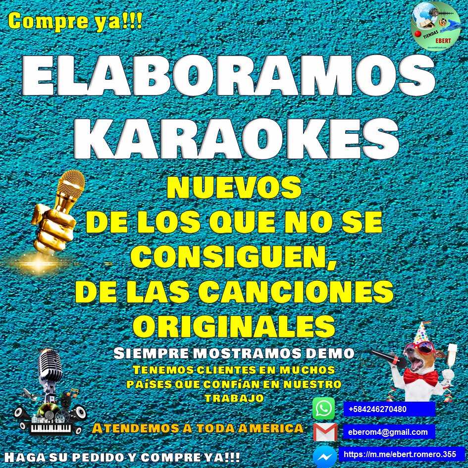 hacemos karaokes
#KARAOKE #nochedekaraoke #karaokebar #karaoketime 
#karaokeparty #karaokekeluarga #karaokenights #karaokeclub 
#KaraokeSing #karaokelounge #karaokelife #karaokee #karaokeroom 
#karaokejakarta #KaraokeDJ #karaokequeen #KaraokeDanceShow 
#karaokerestaurant