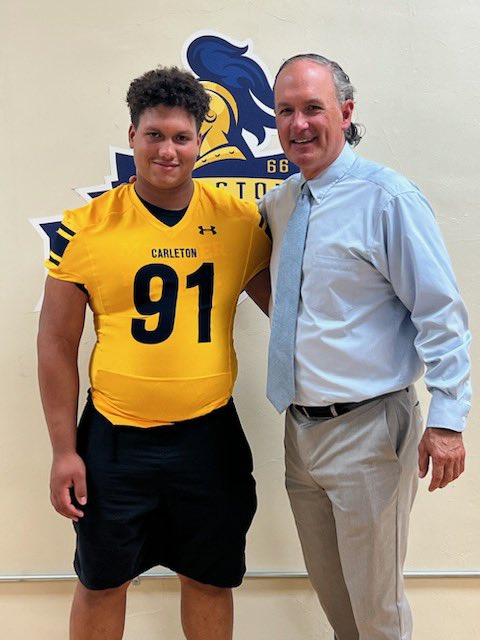 Thank you for a special visit, really appreciate learning more about Carleton and the <a href="/CarletonFB/">Carleton Football</a> family. <a href="/CoachLeeXiong/">CoachDennisLeeXiong</a> <a href="/CoachJournell/">Tom Journell</a> <a href="/CoachKent56/">Sam Kent</a> <a href="/Coach_B10/">Bert Bathiany V</a> <a href="/TonyAcito/">Tony Acito</a> <a href="/MoellerFootball/">Archbishop Moeller Football</a>