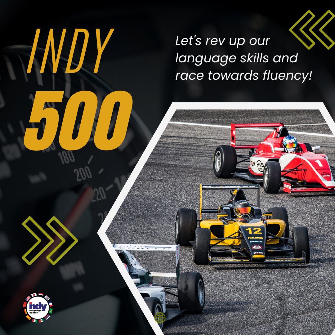 Revving up for an adrenaline-pumping day at the legendary INDY 500 TOMORROW! 🏁🏎️ Language learning is like the INDY 500 - it's all about the thrill of the ride!

#INDY500 #IndianapolisMotorSpeedway #RaceDay #LanguageLearning #LanguageClasses #LanguageSchool #ILC
