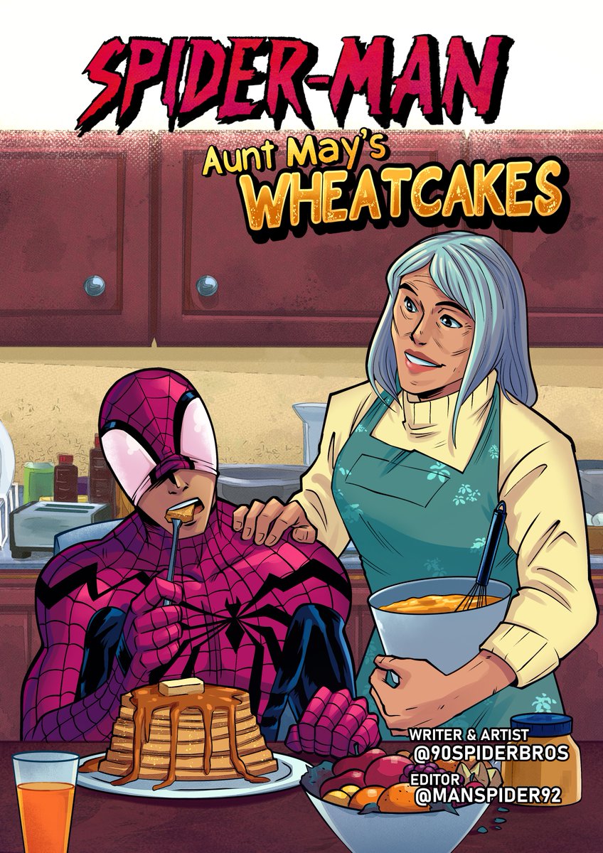 90spiderbros's tweet image. #SpiderMan: Aunt May's Wheatcakes

After an accidental encounter in Manhattan, Aunt May and Ben have lunch together. Heartwarming fluff and family feels ensue!
[1/3]