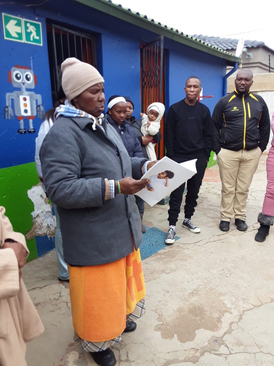 SowetoFor's tweet image. #PlayfulParenting is the way to go. Today, our ECD Practitioner Constance Mafolo  conducted her first parent engagement meeting at St. John's Chapel EduCare in Naledi, Soweto which went very well #CLtP #CaregiverLearningThroughPlay
#ECD @NtataiseSA @LEGOfoundation