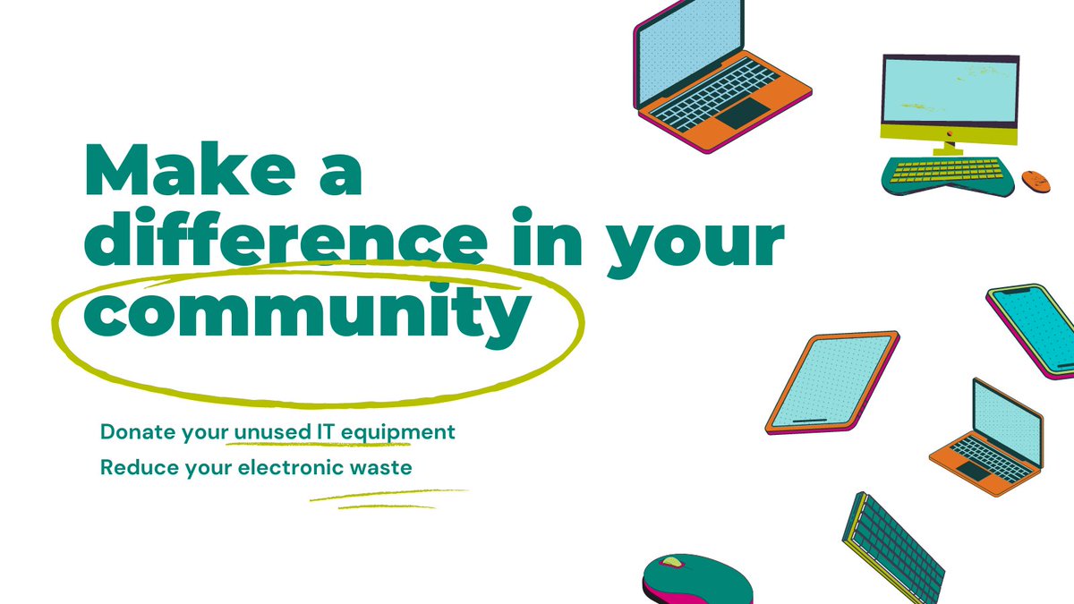 Join the movement of companies making a difference in their communities and reduce your electronic waste by donating your unused IT equipment! Your donation will be repurposed and given a new life to benefit others with less resources. 

More info 👇
eventbrite.co.uk/e/donate-your-…