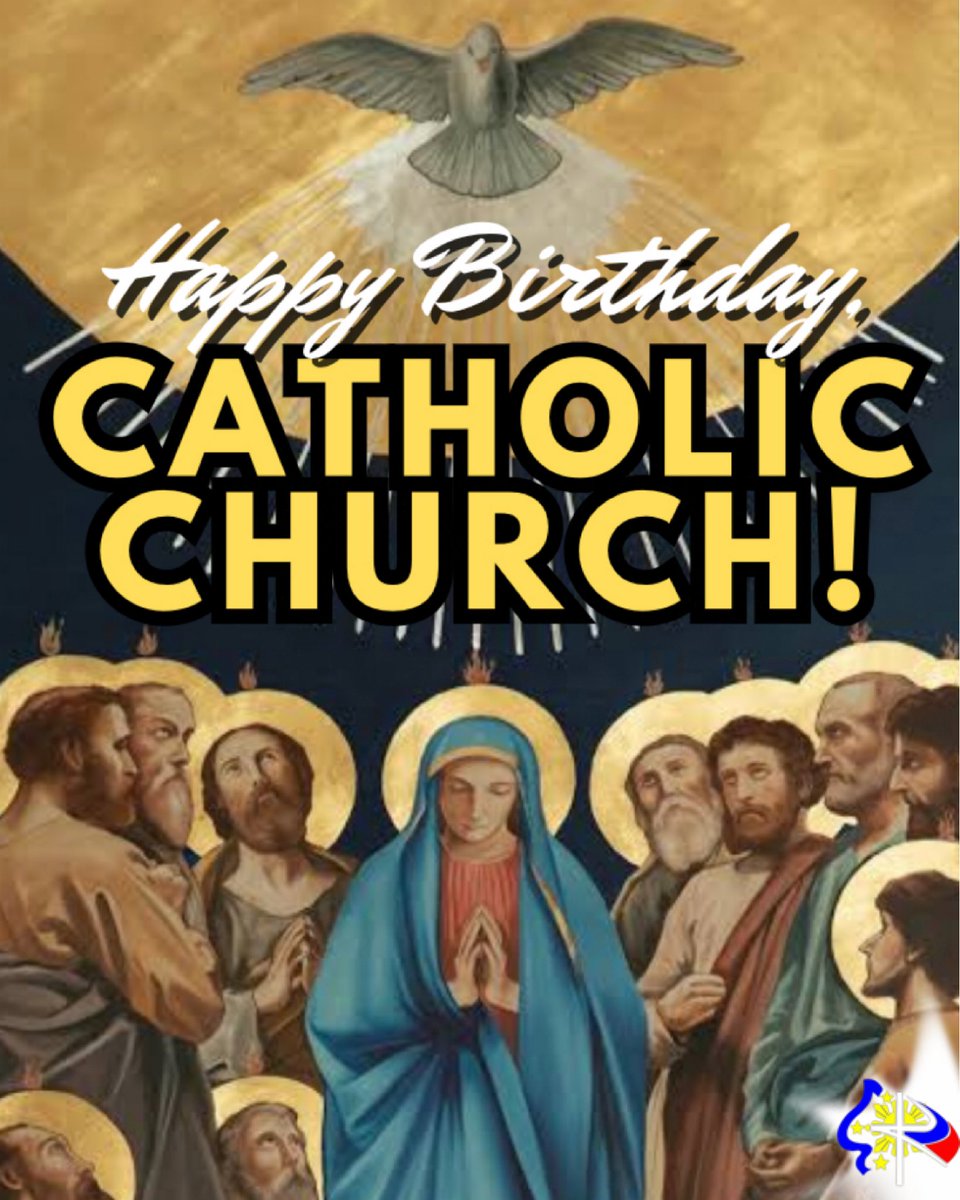 katolikongpinoy's tweet photo. Happy Solemnity of Pentecost! HAPPY BIRTHDAY, CATHOLIC CHURCH! ❤️

#PentecostSunday #Pentecost2023 #Pentecost #HappyBirthdayCatholicChurch https://t.co/SzEiW5jmtP