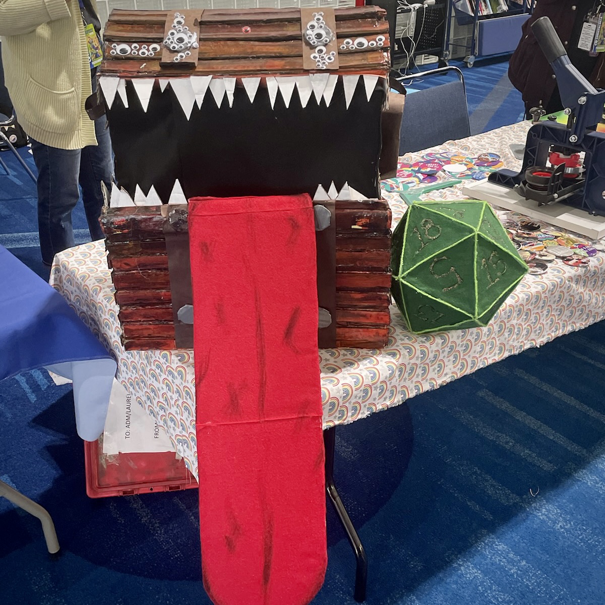Are you at the Comicpalooza this weekend? Make sure you head up to the top floor and come say hi to us 👋