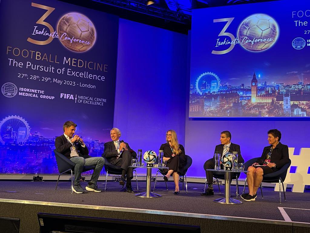 <a href="/jonpatricios/">Jon Patricios</a> <a href="/ProfJiriDvorak/">Prof Jiří Dvořák, MD PhD</a>  <a href="/IngaKoerte/">Inga Koerte</a> <a href="/NickRizzoli/">Nicola Rizzoli</a> great session and panel!! Awesome talk by dr Patricios #isok23 <a href="/footballmed/">Isokinetic Conference</a>