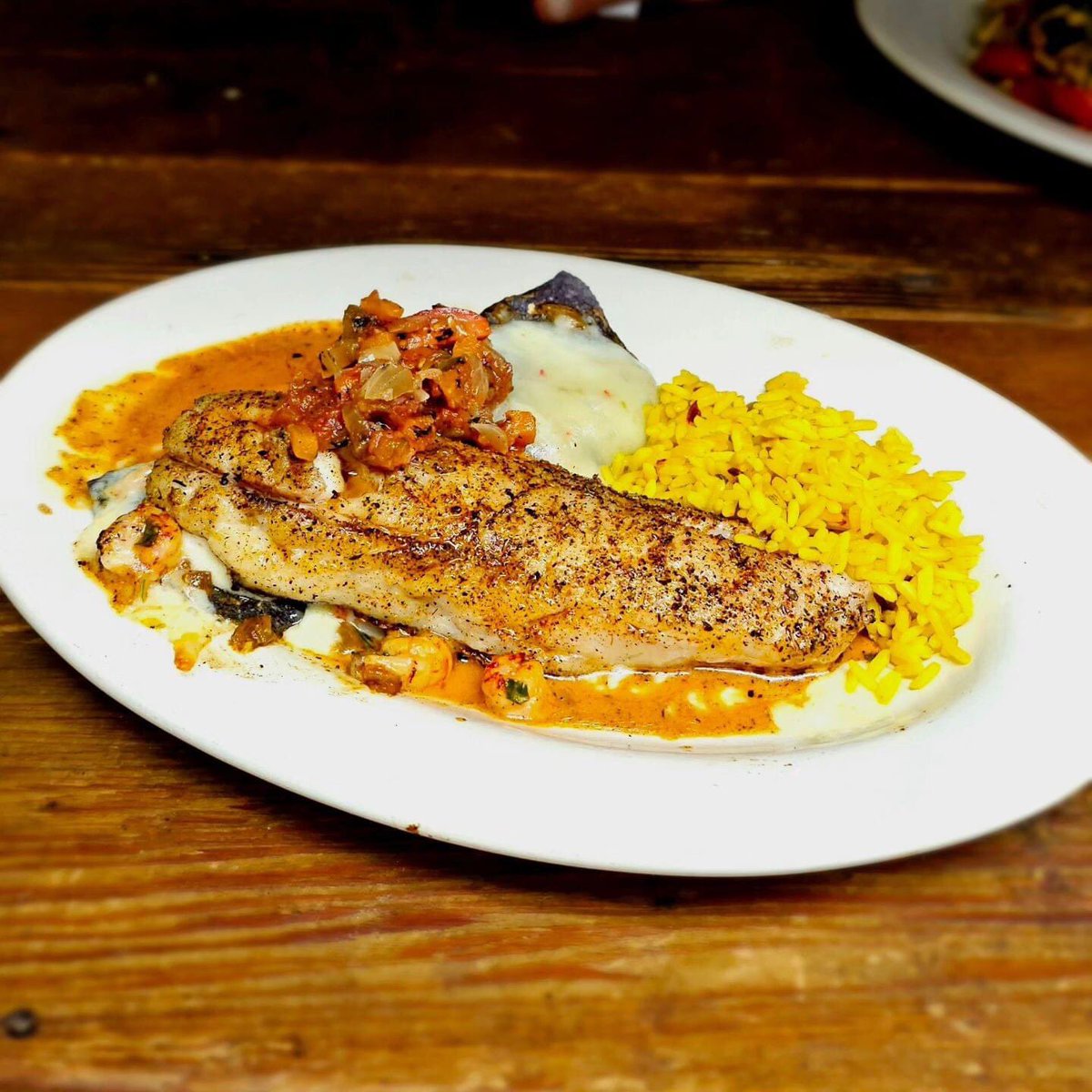 We're nearing the end of crawfish season 😩 Come in and grab a crawfish enchilada with a seared filet of speckled trout while we still got it! #fog #nolaeats #goodeats