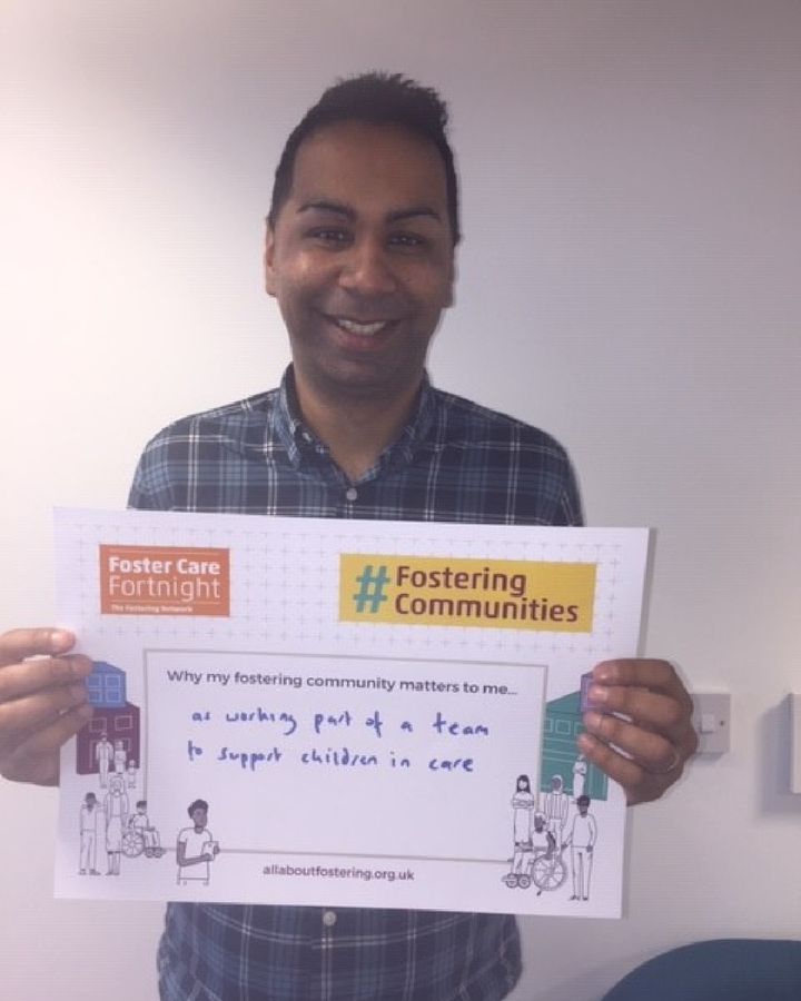 ⭐ My #FosteringCommunity matters to me “ As I enjoy working as part of a team to support children in care.” 🧡 Omar, fostering social worker.

Find out how you can foster for Oldham by visiting 👇 oldham.gov.uk/fostering or call 0161 770 6600 #FCF23
