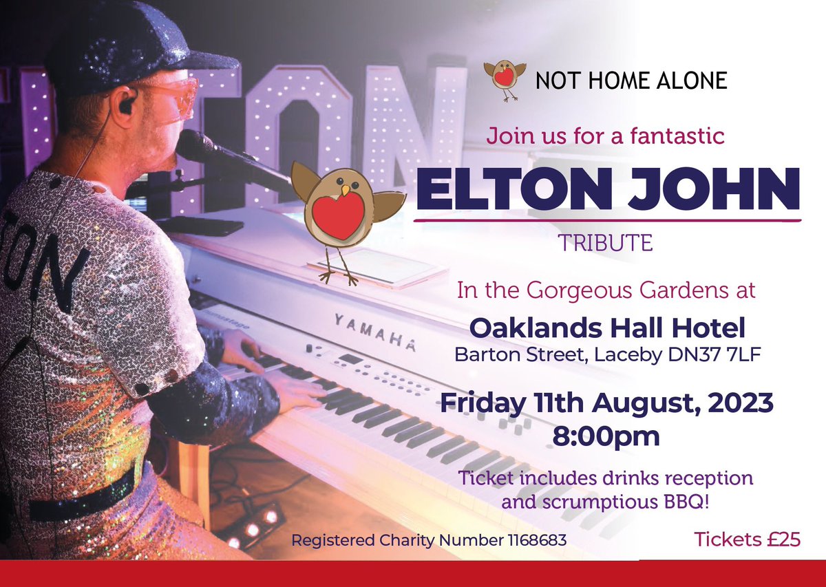 Get ready to dance the night away in the fabulous <a href="/OaklandsHall/">Oaklands Hall Hotel</a> grounds and help us raise some vitally needed funds! 💃🕺🎹

#Cleethorpes
#nelincs
