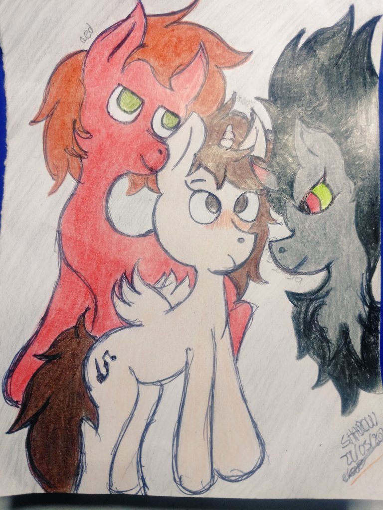 ShadowSucubo's tweet photo. Por nostalgia de mis años de pegasister y recordando que red pony e King Sombra me gustaban mucho hice mo Selffship oficial de esta franquicia. 👀
No pregunten solo gozenlo.
#kingsombra #redpony #oc #selffship #mlpfanart #mlpoc https://t.co/WlEOtj11EU