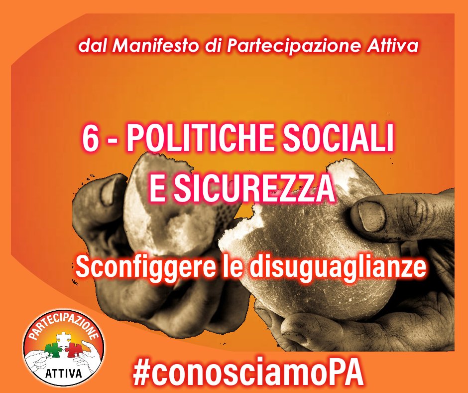 Partecipazione3's tweet photo. CONOSCI PARTECIPAZIONE ATTIVA?
Nel MANIFESTO POLITICO di Partecipazione Attiva, al capitolo 6 - POLITICHE SOCIALI E SICUREZZA ci sono diversi paragrafi.
https://t.co/n0GMtb2VSb https://t.co/QOsVs1NYaH