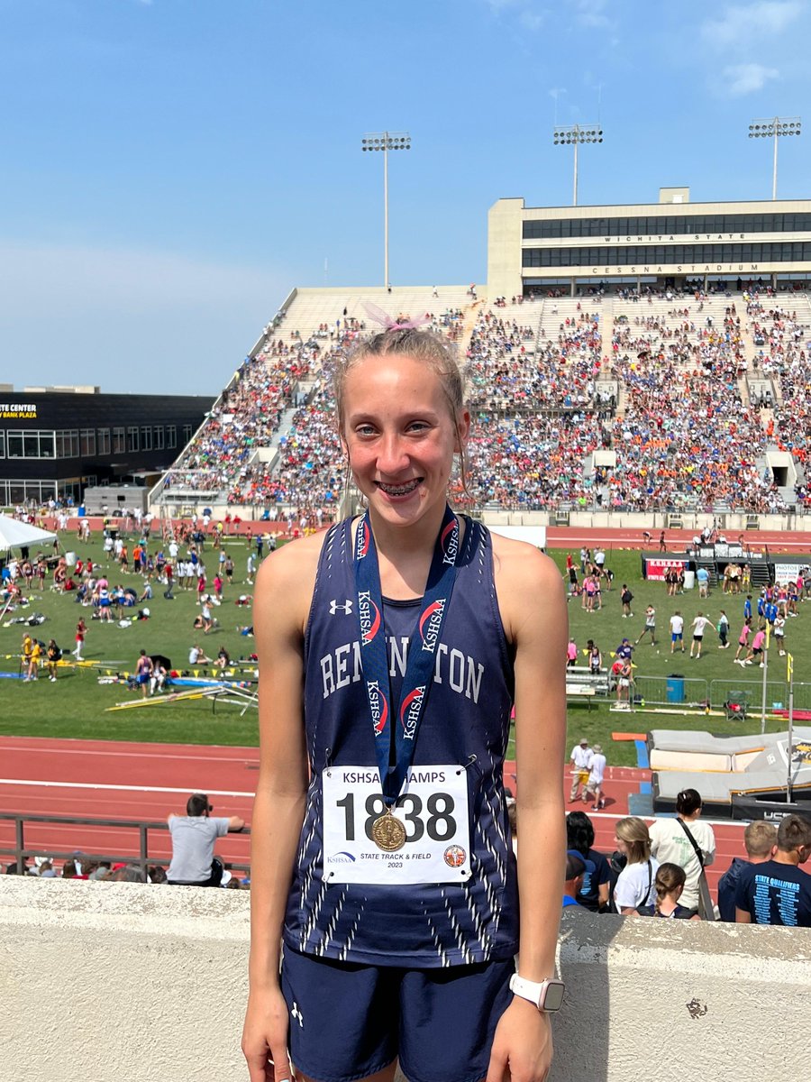 Congratulations to Hannah Jenkins on finishing 3rd in the 100M Hurdles!