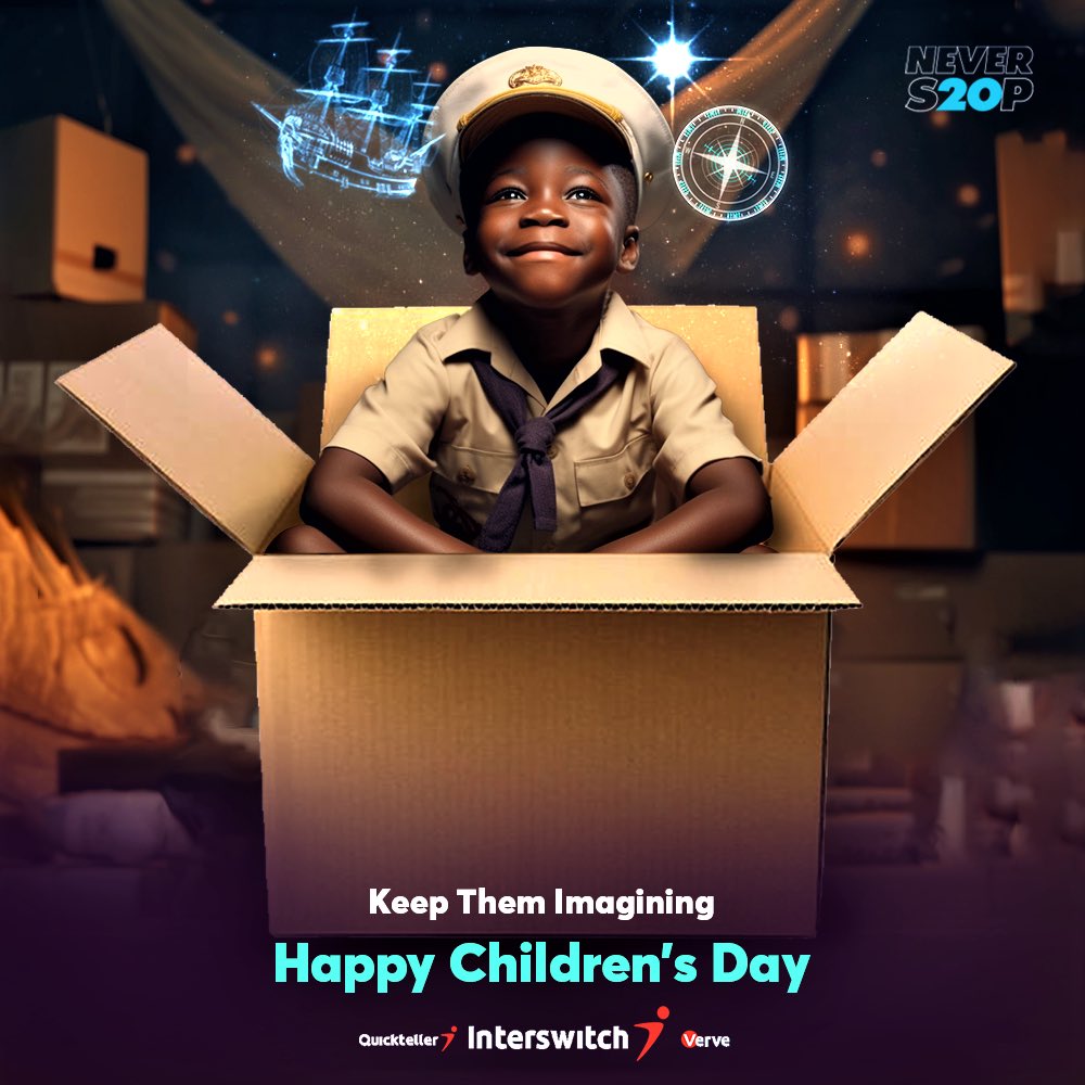 Quickteller's tweet photo. On days like this, we're reminded that imagination extends far beyond where the boundaries of knowledge cease…
The future belongs to the curious.
#NeverStop fuelling their imagination!
#KeepThemImagining
#TechItToTheNextLevel ⏩
#InterswitchSPAK
#NeverS20P 🚀 https://t.co/5FOfnZWOaU